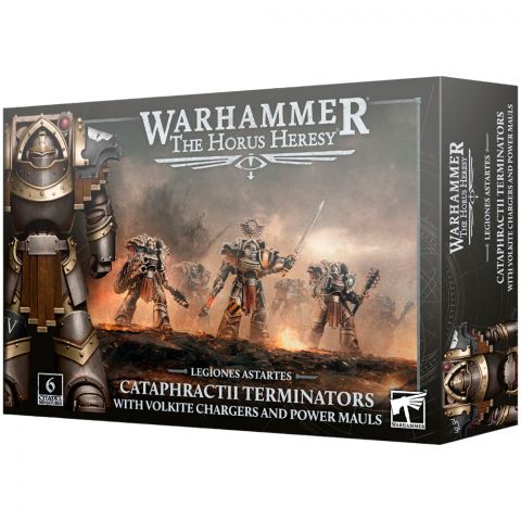 Legiones Astartes: Cataphractii Terminators with Volkite Chargers and Power Mauls