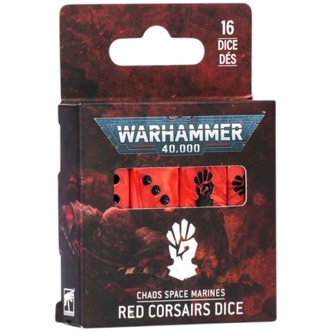 Chaos Space Marines Red Corsairs Dice Set 