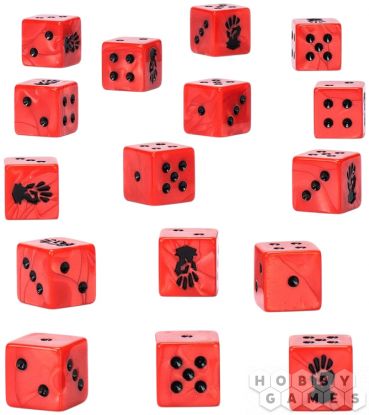 Chaos Space Marines Red Corsairs Dice Set  фото 2