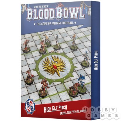 Blood Bowl: High Elf Pitch and Dugouts