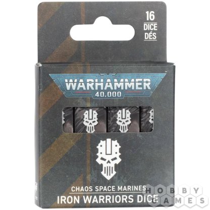 Chaos Space Marines: Iron Warriors Dice Set