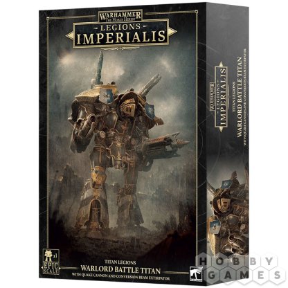 Legions Imperialis: Warlord Battle Titan (with Quake Cannon and Conversion Beam Extirpator)
