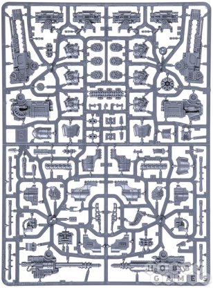 Legions Imperialis: Warlord Battle Titan (with Volkite Destructor and Macro-Gatling Blaster) фото 3