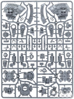 Legions Imperialis: Warlord Battle Titan (with Volkite Destructor and Macro-Gatling Blaster) фото 4