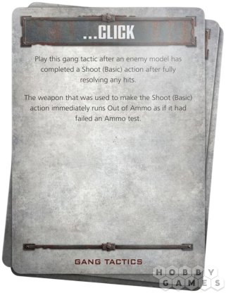 Necromunda: Skirmish Core Gang Tactics Cards фото 2