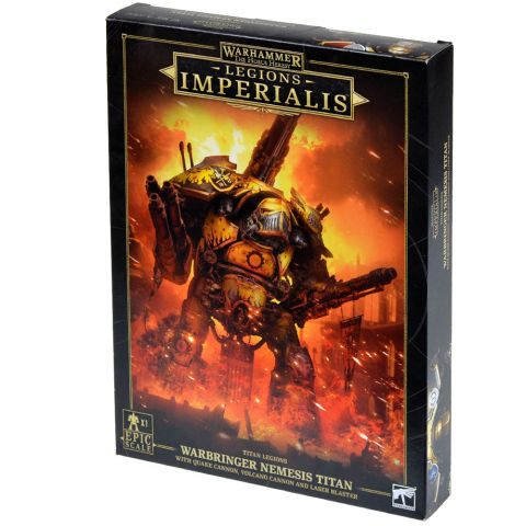 Legions Imperialis: Warbringer Nemesis Titan with Quake Cannon, Volcano Cannon and Blaster