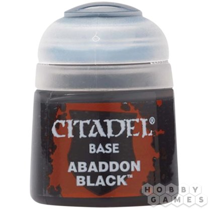 Краска Base: Abaddon Black (12 мл)
