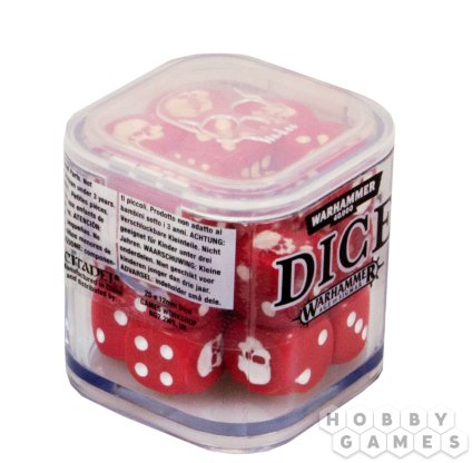 Набор кубиков WH40K: Citadel 12mm Dice Set, 20 шт. фото 4