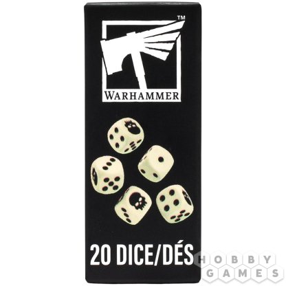 Набор кубиков WH40K: Citadel 12mm Dice Set, 20 шт.