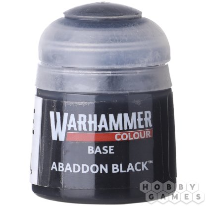 Краска Base: Abaddon Black (12 мл)
