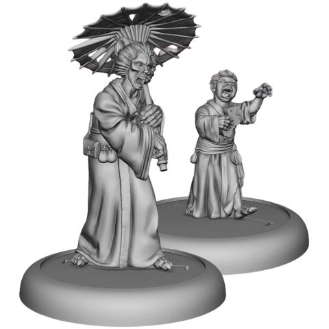 Bushido. Risen Kairai (alternative scuplts)