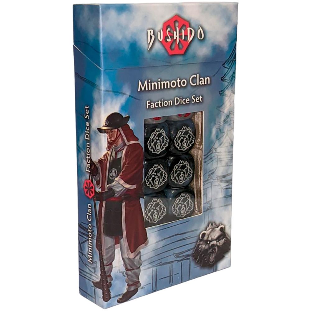 Bushido. Minimoto Clan: Faction Dice Set