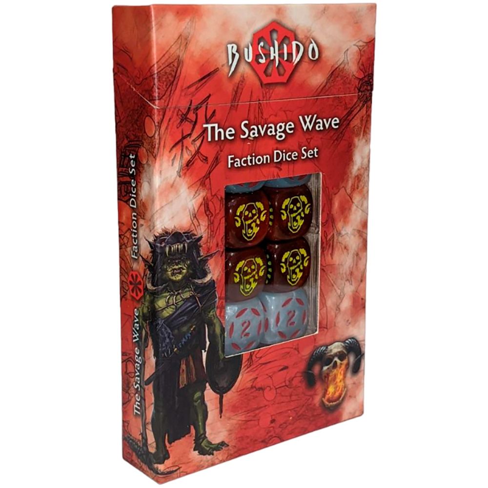 Bushido. Savage Wave: Faction Dice Set