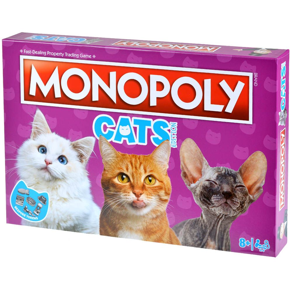 Настольная игра Hasbro Monopoly: Cats WM03528-EN1-6 - фото 1