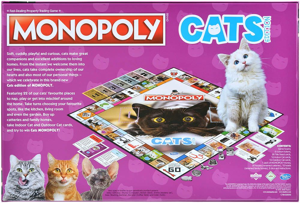 Настольная игра Hasbro Monopoly: Cats WM03528-EN1-6 - фото 3