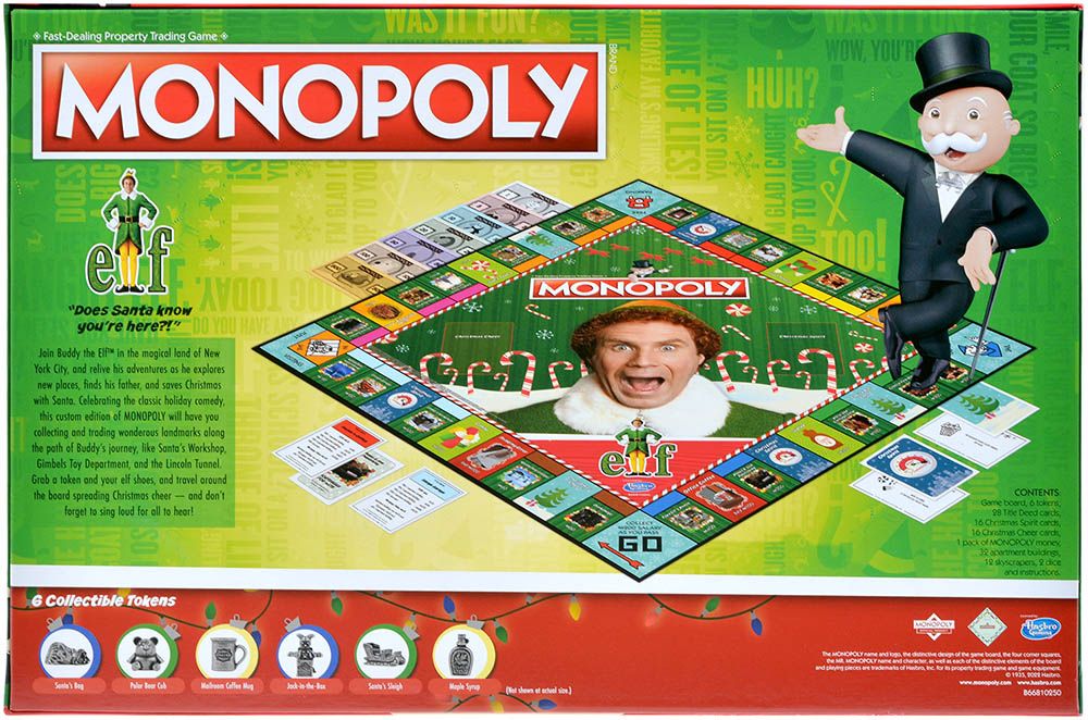 Настольная игра Hasbro Monopoly: Elf WM01492-EN1-6 - фото 3