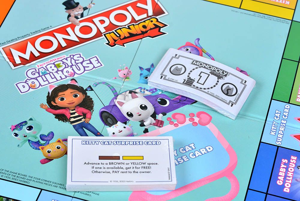 Настольная игра Hasbro Monopoly Junior: Gabby's Dollhouse WM04157-EN1-6 - фото 5