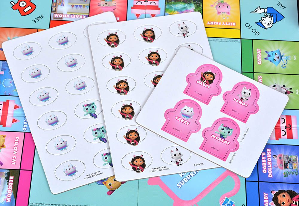 Настольная игра Hasbro Monopoly Junior: Gabby's Dollhouse WM04157-EN1-6 - фото 6
