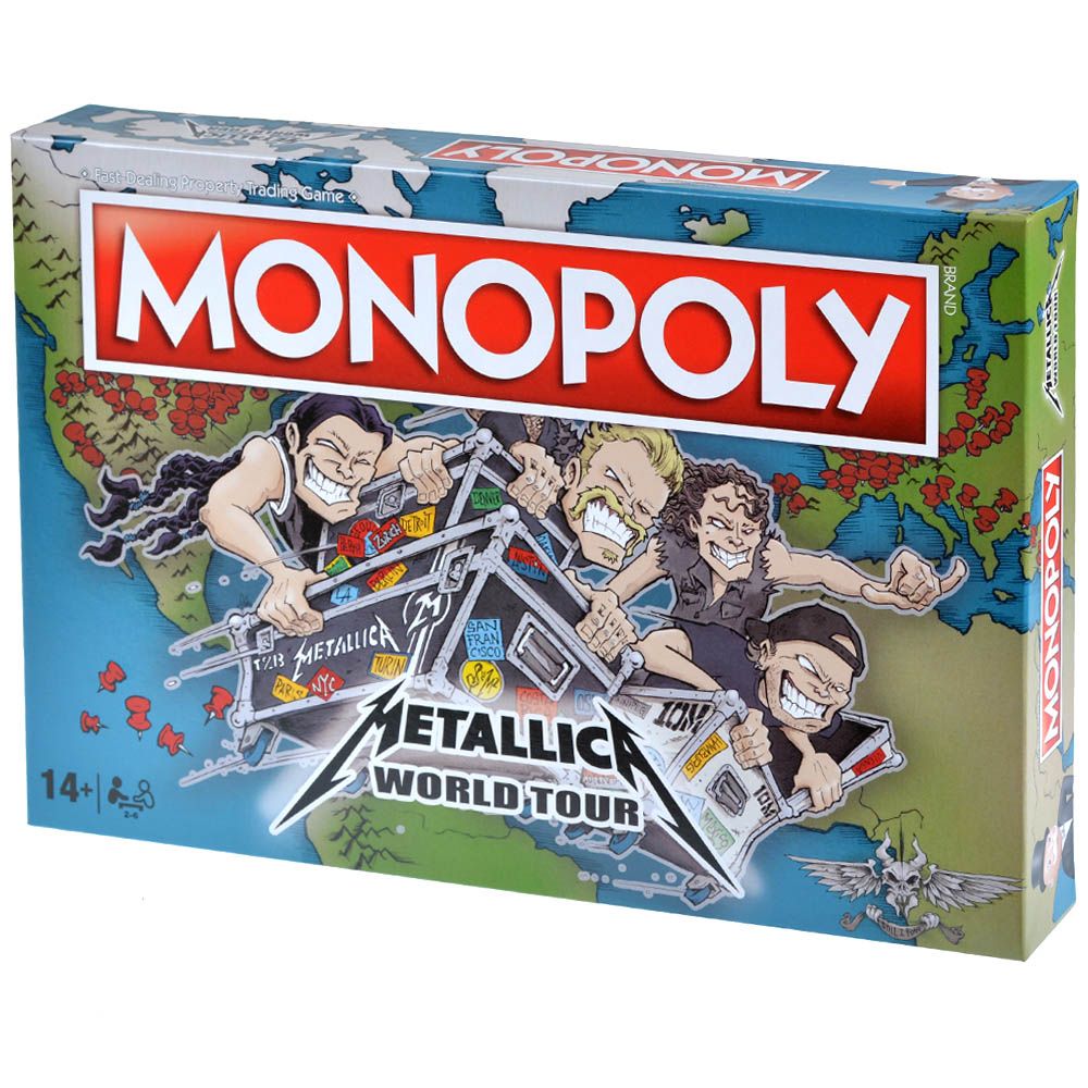 Настольная игра Hasbro Monopoly: Metallica WM01868-EN1-6 - фото 1