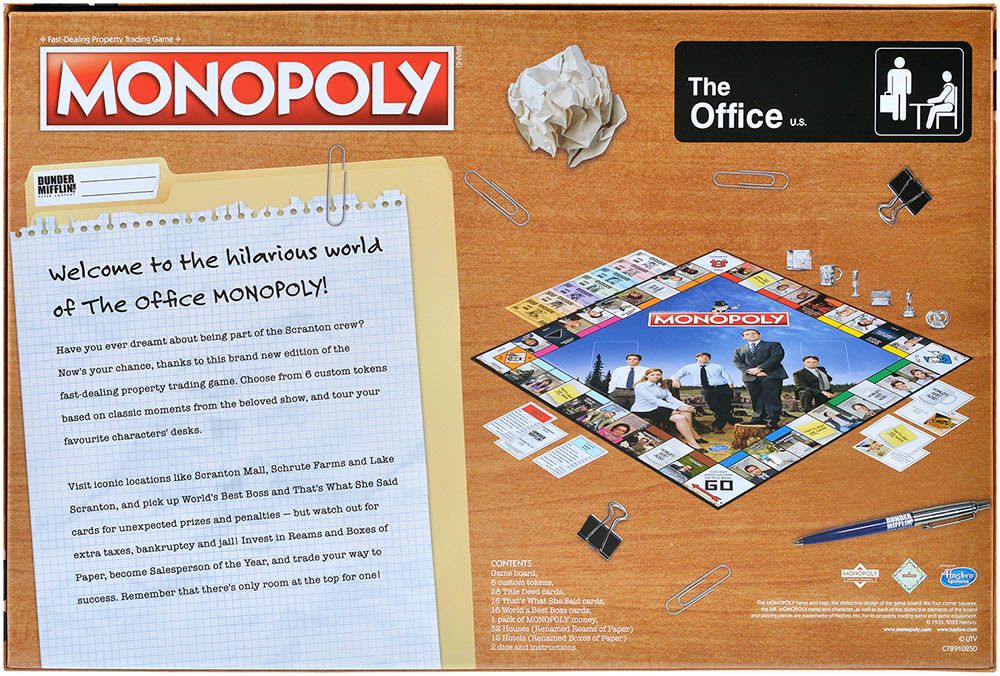 Настольная игра Hasbro Monopoly: The Office WM03010-EN1-6 - фото 3