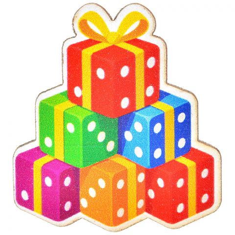 Деревянный значок 