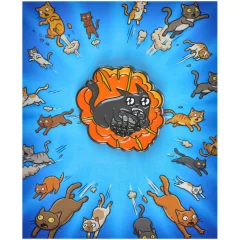 Значок металлический "Котёнок" V2