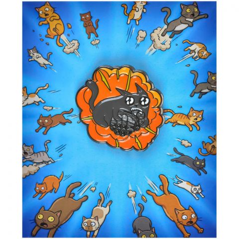 Значок металлический "Котёнок" V2