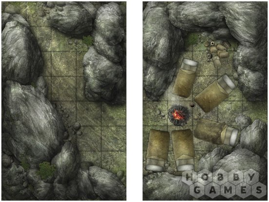 Pathfinder. НРИ. Игровое поле &quot;Лагеря и убежища&quot; фото 3