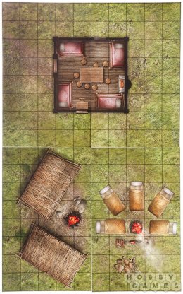 Pathfinder. НРИ. Игровое поле &quot;Лагеря и убежища&quot; фото 3