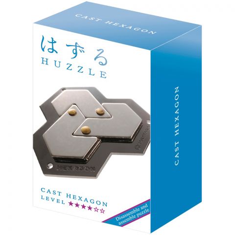 Металлическая головоломка Huzzle Cast Hexagon