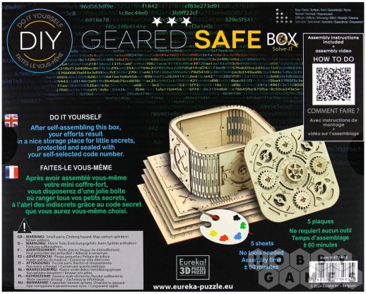 Квестбокс Secret Treasure Box: DIY Geared Safe фото 3