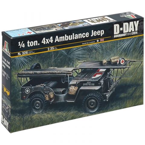 Автомобиль 1/4 ton. 4x4 Ambulance Jeep (1:35)