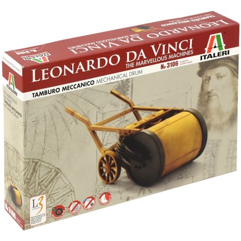 Leonardo da Vinci: Mechanical Drum (1:7)
