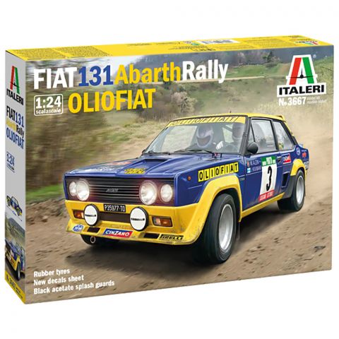 Гоночный автомобиль FIAT 131 Abarth Rally OLIOFIAT (1:24)