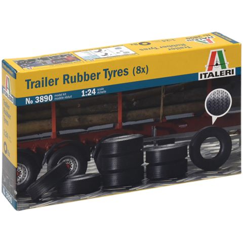 Набор шин Trailer Rubber Tyres (1:24)