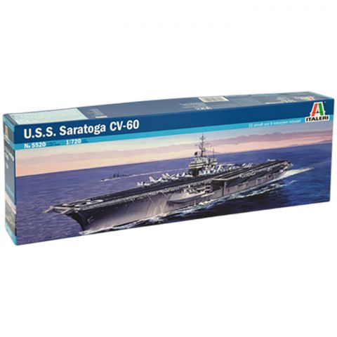Военный корабль U.S.S. Saratoga CV-60 (1:720)