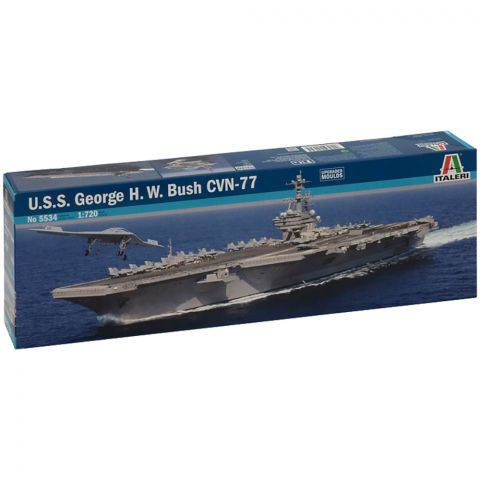Военный корабль U.S.S. George H.W. Bush CVN-77 (1:720)