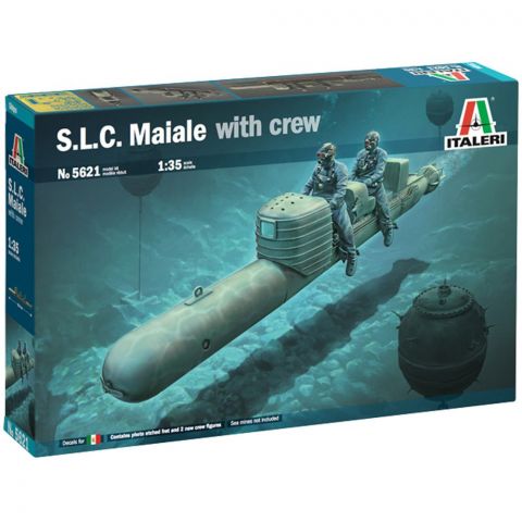 Торпеда S.L.C. Maiale with crew (1:35)