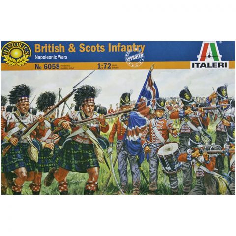 Набор British & Scots Infantry, Napoleonic Wars (1:72)