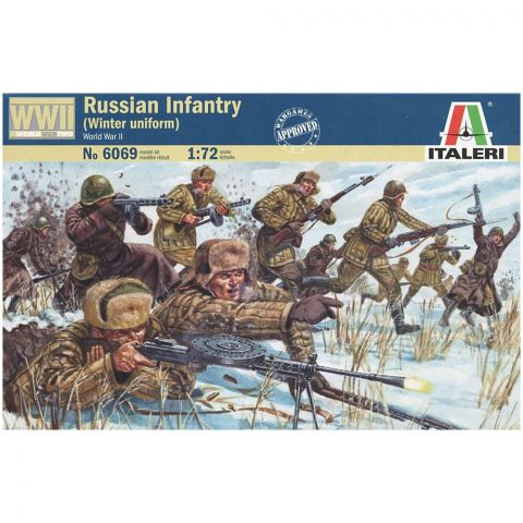 Набор Russian Infantry (Winter uniform), World War II (1:72)