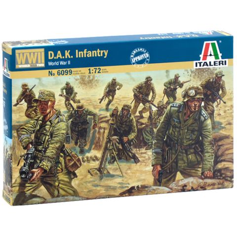 Набор D.A.K. Infantry, World War II (1:72)