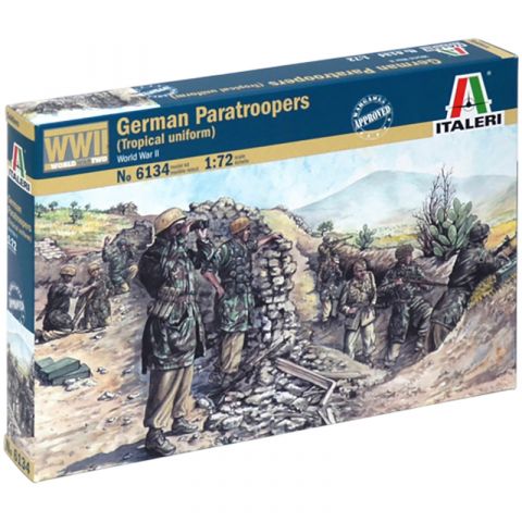 Набор German Paratroopers (Tropical uniform), World War II (1:72)