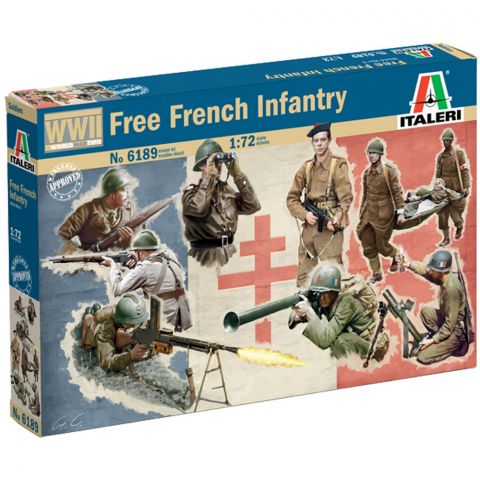 Набор Free French Infantry, World War II (1:72)