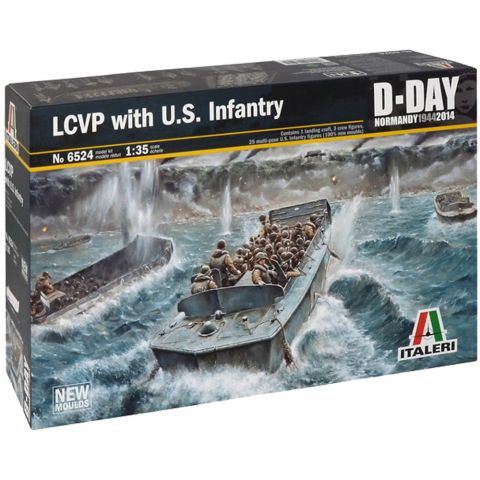 Десантный корабль LCVP with U.S. Infantry (1:35)