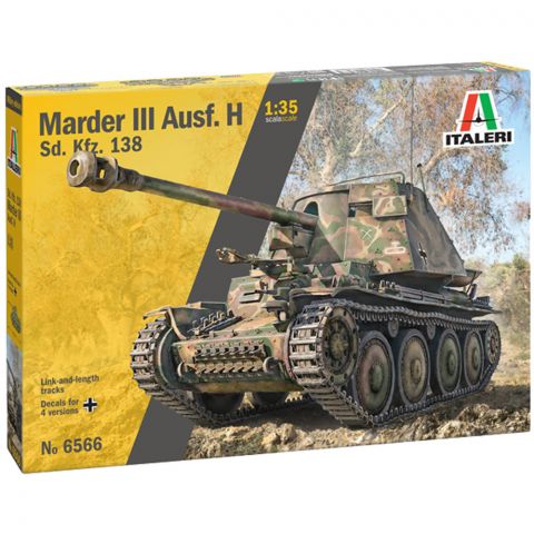 Самоходная артиллерийская установка Marder III Ausf. H Sd.Kfz. 138 (1:35)