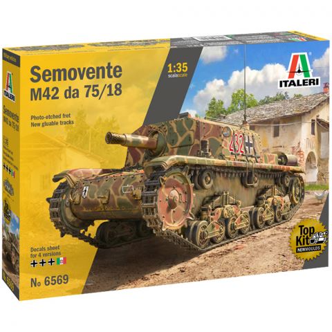 Самоходная артиллерийская установка Semovente M42 da 75/18 (1:35)