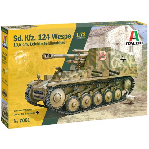 Самоходная артиллерийская установка Sd.Kfz. 124 Wespe 10,5 cm. Leichte Feldhaubitse (1:72)