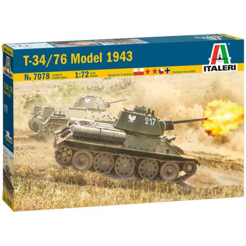 Танк T-34/76 Model 1943 (1:72)