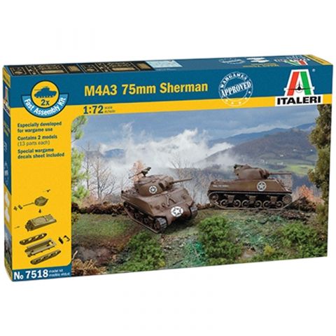 Набор танков M4A3 75mm Sherman (1:72)