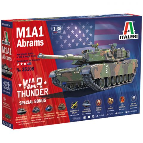 Танк M1A1 Abrams (1:35)